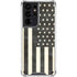 Black & White USA Flag Galaxy S21 Ultra 5G Clear Case