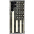 Black & White USA Flag Galaxy S22 Ultra Clear Case
