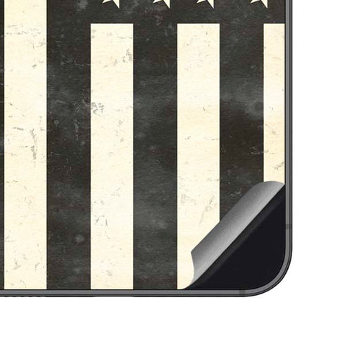 Black & White USA Flag Galaxy S23 FE Skin