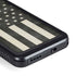 Black & White USA Flag Galaxy S23 Plus Waterproof Case