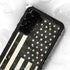 Black & White USA Flag Galaxy S23 Plus Waterproof Case