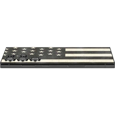 Black & White USA Flag Galaxy S23 Ultra Skin