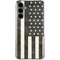 Black & White USA Flag Galaxy S24 Plus Clear Case
