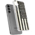 Black & White USA Flag Galaxy S24 Plus Clear Case