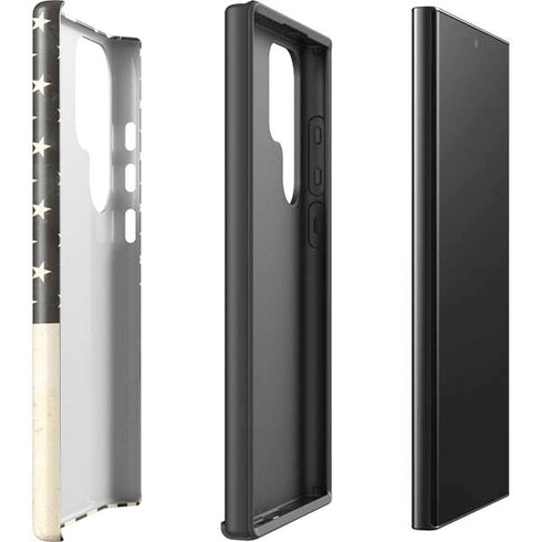 Black & White USA Flag Galaxy S24 Ultra Impact Case