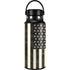 Black & White USA Flag Hydro Flask 32oz Wide Mouth Skin