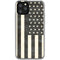 Black & White USA Flag iPhone 11 Pro Clear Case