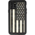 Black & White USA Flag iPhone 11 Pro Waterproof Case
