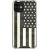 Black & White USA Flag iPhone 12 Mini Clear Case