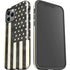 Black & White USA Flag iPhone 12 Pro Impact Case