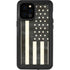 Black & White USA Flag iPhone 12 Pro Max Waterproof Case