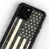 Black & White USA Flag iPhone 12 Pro Max Waterproof Case