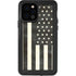Black & White USA Flag iPhone 12 Pro Waterproof Case
