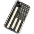 Black & White USA Flag iPhone 13 Clear Case