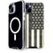 Black & White USA Flag iPhone 13 MagSafe Case