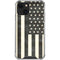 Black & White USA Flag iPhone 13 Mini Clear Case
