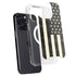 Black & White USA Flag iPhone 13 Pro Max MagSafe Case
