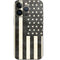Black & White USA Flag iPhone 13 Pro Skin