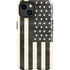 Black & White USA Flag iPhone 14 Plus Impact Case