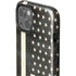 Black & White USA Flag iPhone 15 Plus Impact Case