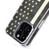 Black & White USA Flag iPhone 15 Pro Max MagSafe Case