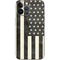 Black & White USA Flag iPhone 14 Pro Max Skin