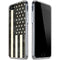 Black & White USA Flag iPhone SE (2nd & 3rd Gen) Clear Case
