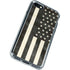 Black & White USA Flag iPhone SE (2nd & 3rd Gen) Clear Case