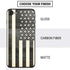 Black & White USA Flag iPhone SE (2nd & 3rd Gen) Skin