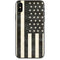 Black & White USA Flag iPhone X Skin