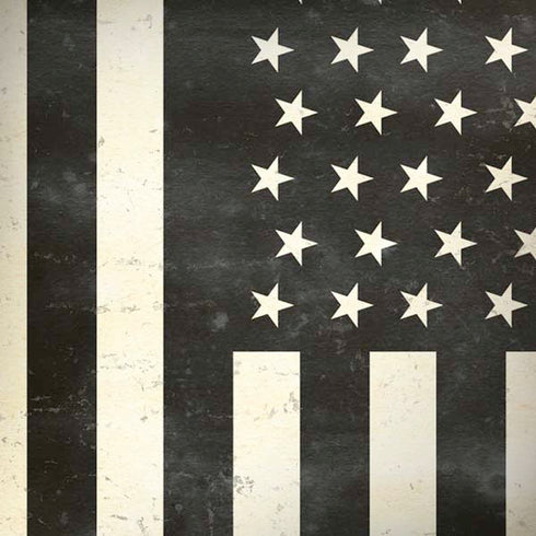 Black & White USA Flag iPhone X Skin
