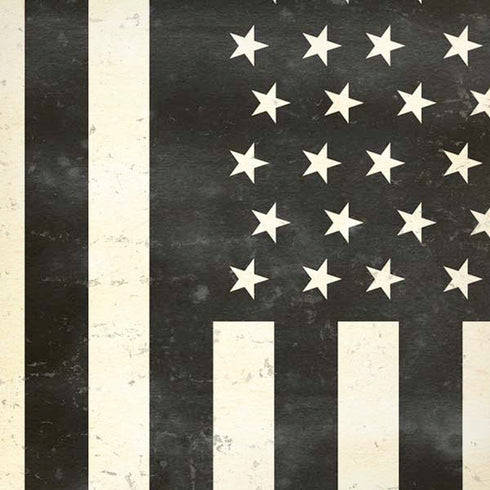 Black & White USA Flag iPhone XR Skin