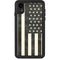 Black & White USA Flag iPhone XR Waterproof Case