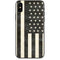 Black & White USA Flag iPhone XS Skin