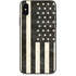 Black & White USA Flag iPhone XS Skin
