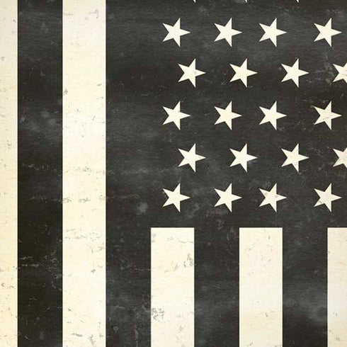 Black & White USA Flag iPhone XS Skin