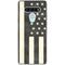 Black & White USA Flag LG Stylo 6 Clear Case
