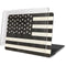 Black & White USA Flag MacBook Pro 13in (2020) Case plus Skin
