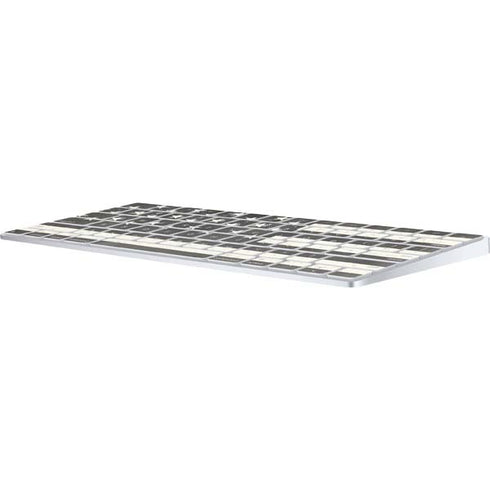 Black & White USA Flag Magic Keyboard Skin