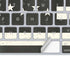 Black & White USA Flag Magic Keyboard Skin