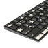 Black & White USA Flag Magic Keyboard with Numeric Keypad Skin