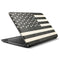 Black & White USA Flag HP Notebook Skin
