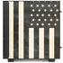 Black & White USA Flag NZXT H510 Compact ATX Mid-Tower Case Skin
