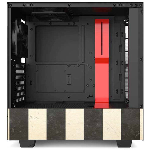 Black & White USA Flag NZXT H510 Compact ATX Mid-Tower Case Skin