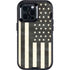 Black & White USA Flag Otterbox Defender iPhone Skin