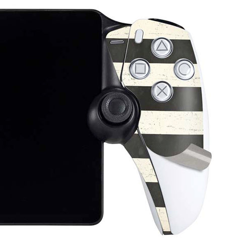 Black & White USA Flag PlayStation Portal Remote Player Skin