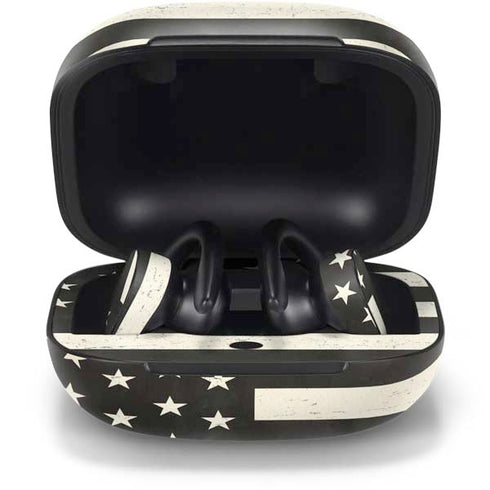Black & White USA Flag PowerBeats Pro Skin