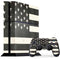 Black & White USA Flag PS4 Console and Controller Bundle Skin