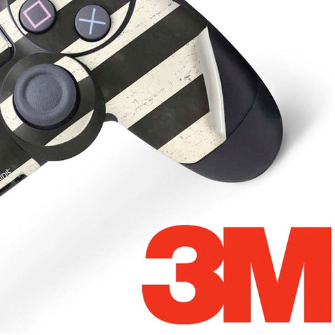 Black & White USA Flag PS4 Controller Skin