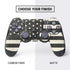 Black & White USA Flag PS4 Controller Skin